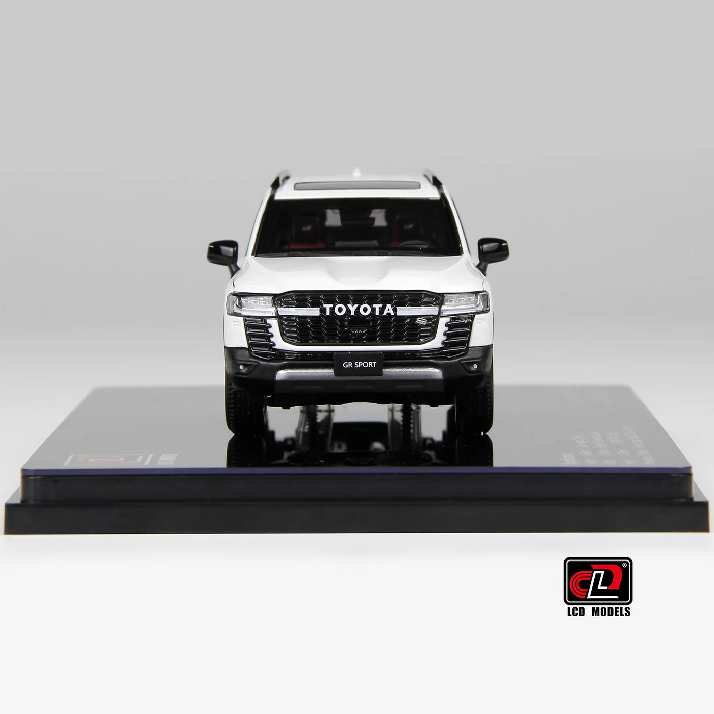 LCD Toyota Land Cruiser LC300 GR Sport White 1:43 Scale Diecast Model