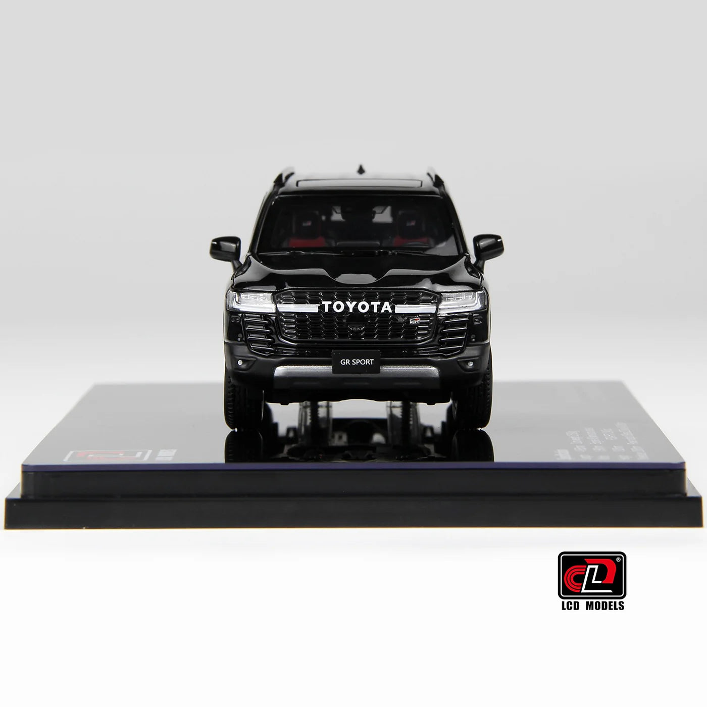 LCD Toyota Land Cruiser LC300 GR Sport Black 1:43 Scale Diecast Model