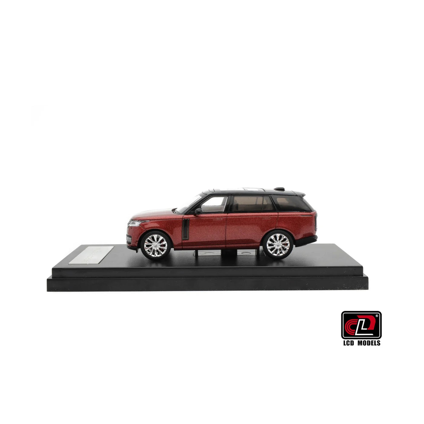 LCD Land Rover Range Rover Red 1:64 Scale Diecast Model