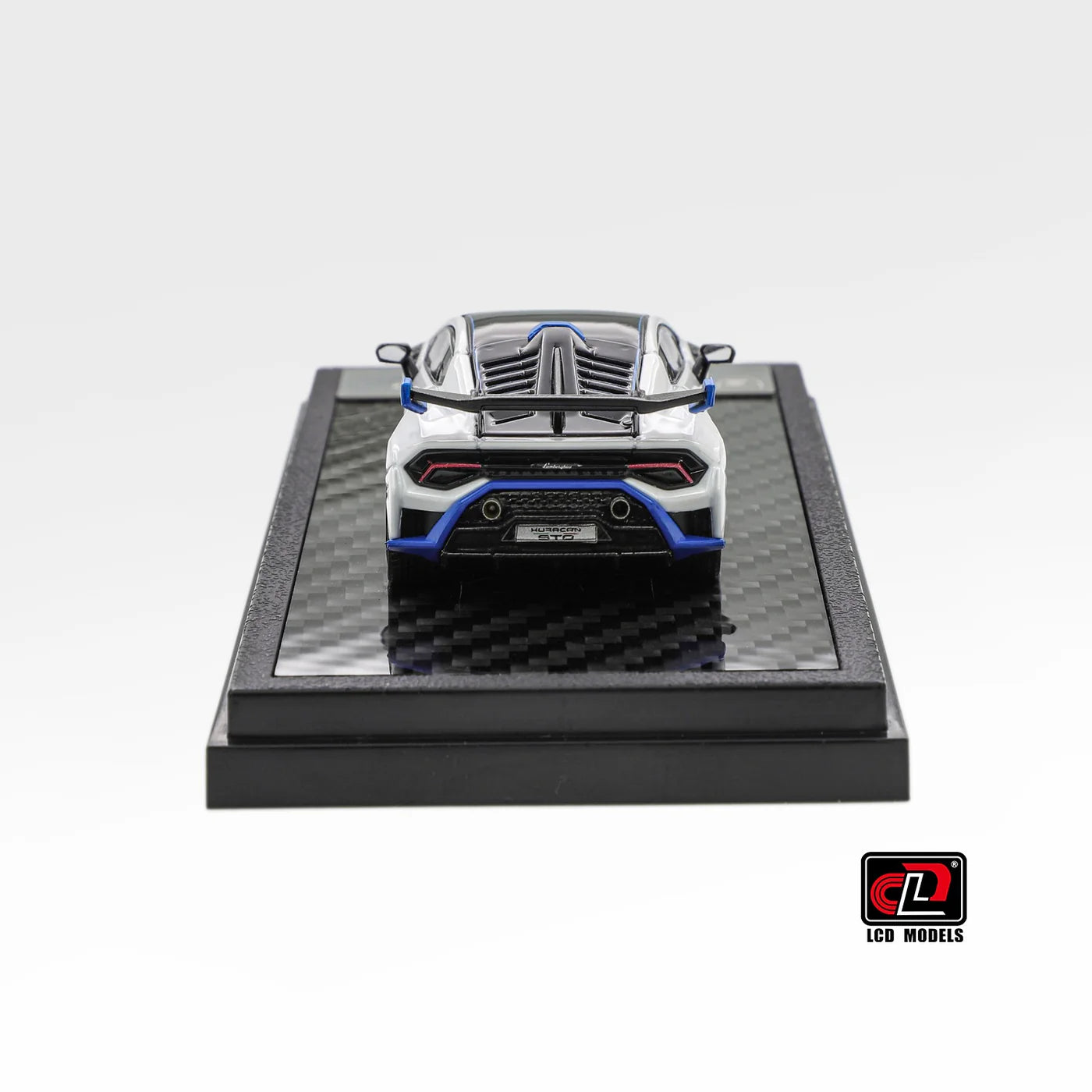 LCD Lamborghini Huracan STO White 1:64 Scale Diecast Model