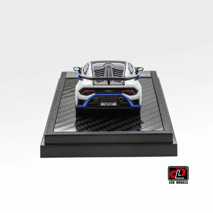LCD Lamborghini Huracan STO White 1:64 Scale Diecast Model