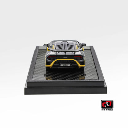 LCD Lamborghini Huracan STO Foshan APA XPO Special Package 2025 Silver Grey 1:64 Scale Diecast Model