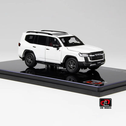 LCD Toyota Land Cruiser LC300 GR Sport White 1:43 Scale Diecast Model