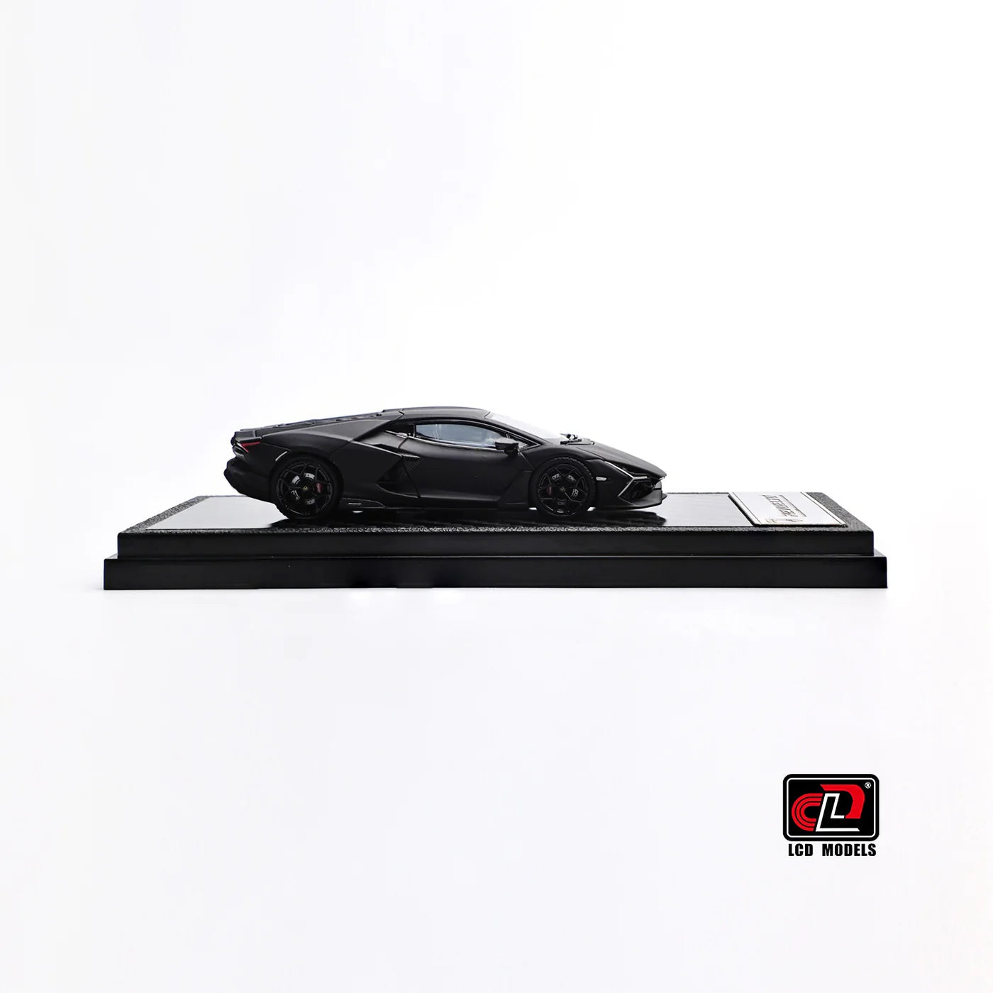 LCD Lamborghini Revuelto Matte Black 1:64 Scale Diecast Model