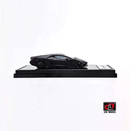 LCD Lamborghini Revuelto Matte Black 1:64 Scale Diecast Model