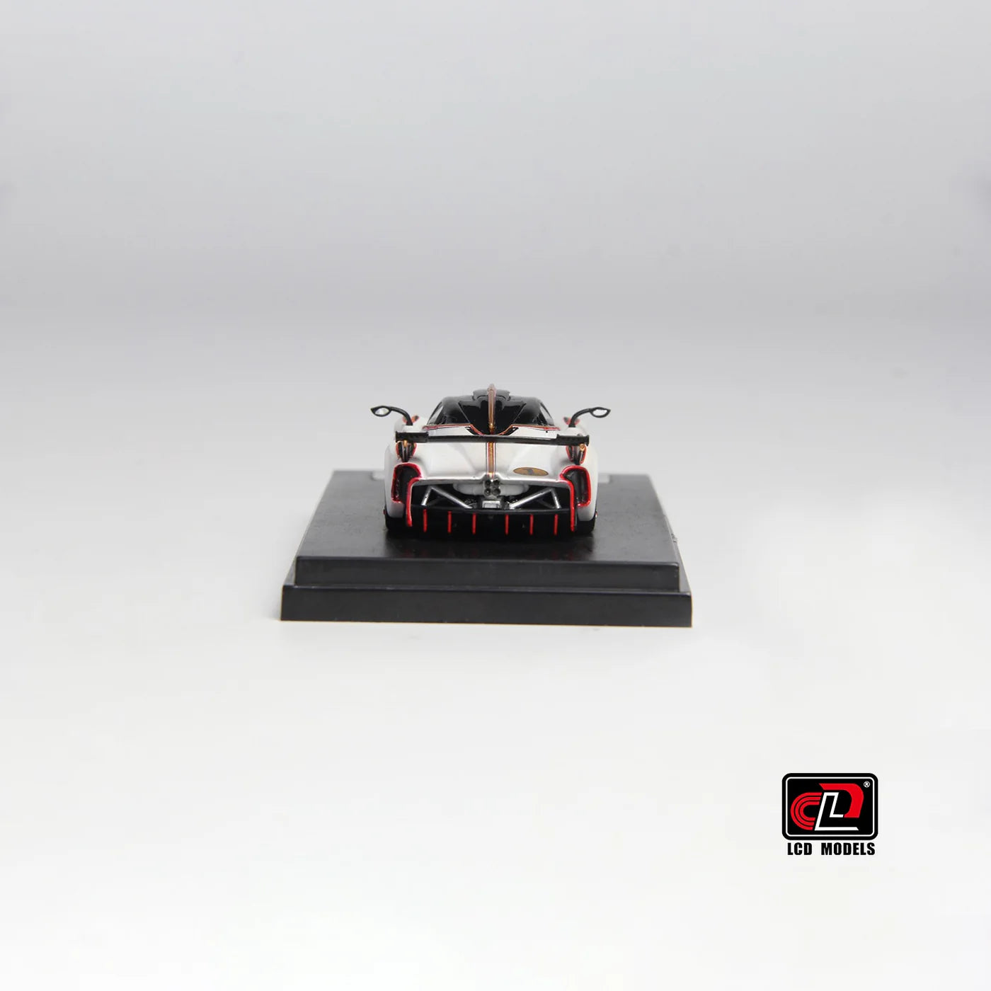 LCD Pagani Huayra R Pearl White 1:64 Scale Diecast Model