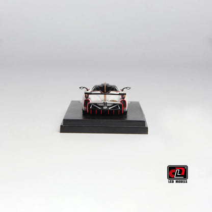 LCD Pagani Huayra R Pearl White 1:64 Scale Diecast Model