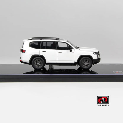 LCD Toyota Land Cruiser LC300 GR Sport White 1:43 Scale Diecast Model