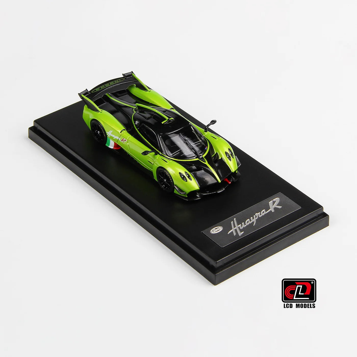 LCD Pagani Huayra R Green 1:64 Scale Diecast Model