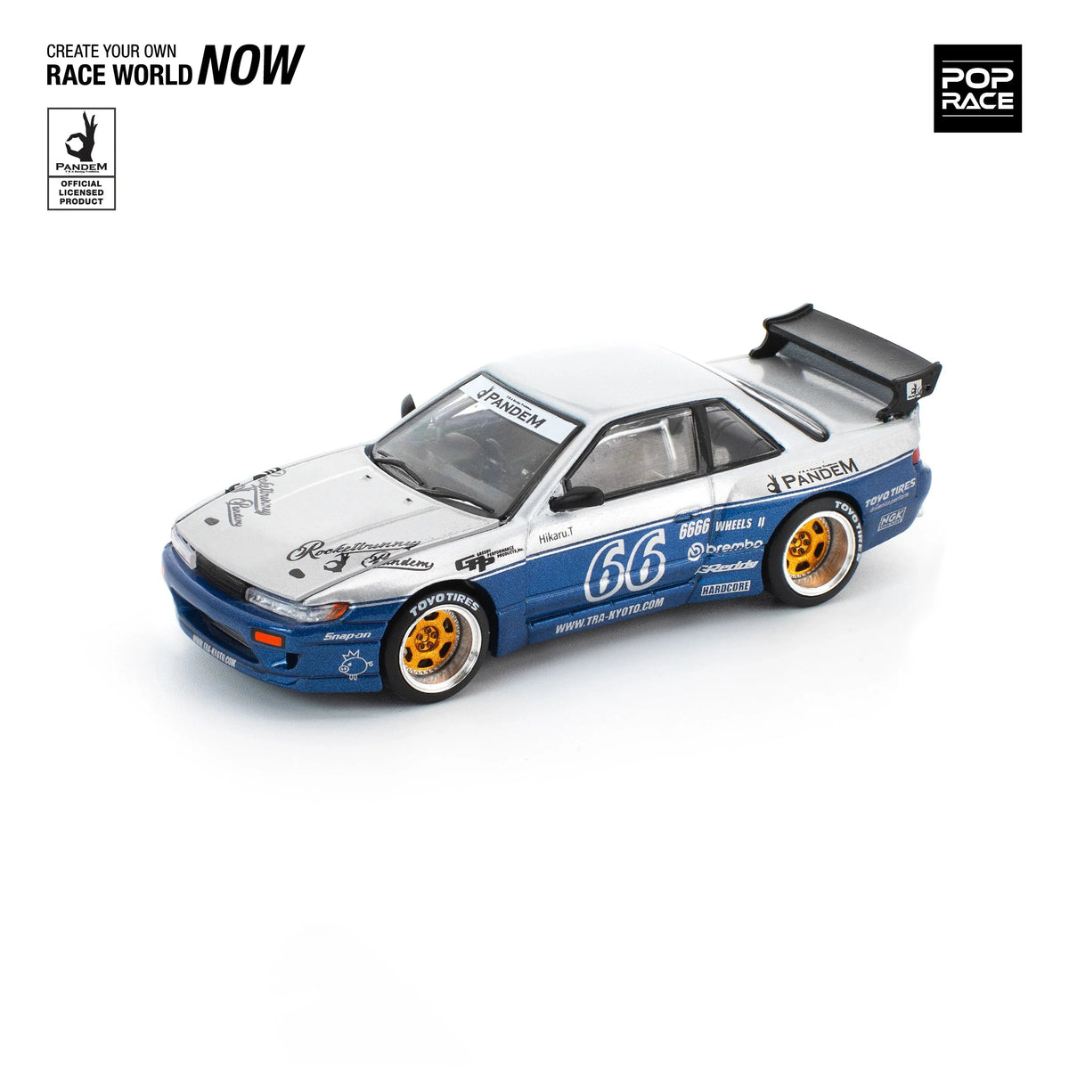 Pandem S13 (#66), 1:64 Scale collectible diecast model at Poketwheels