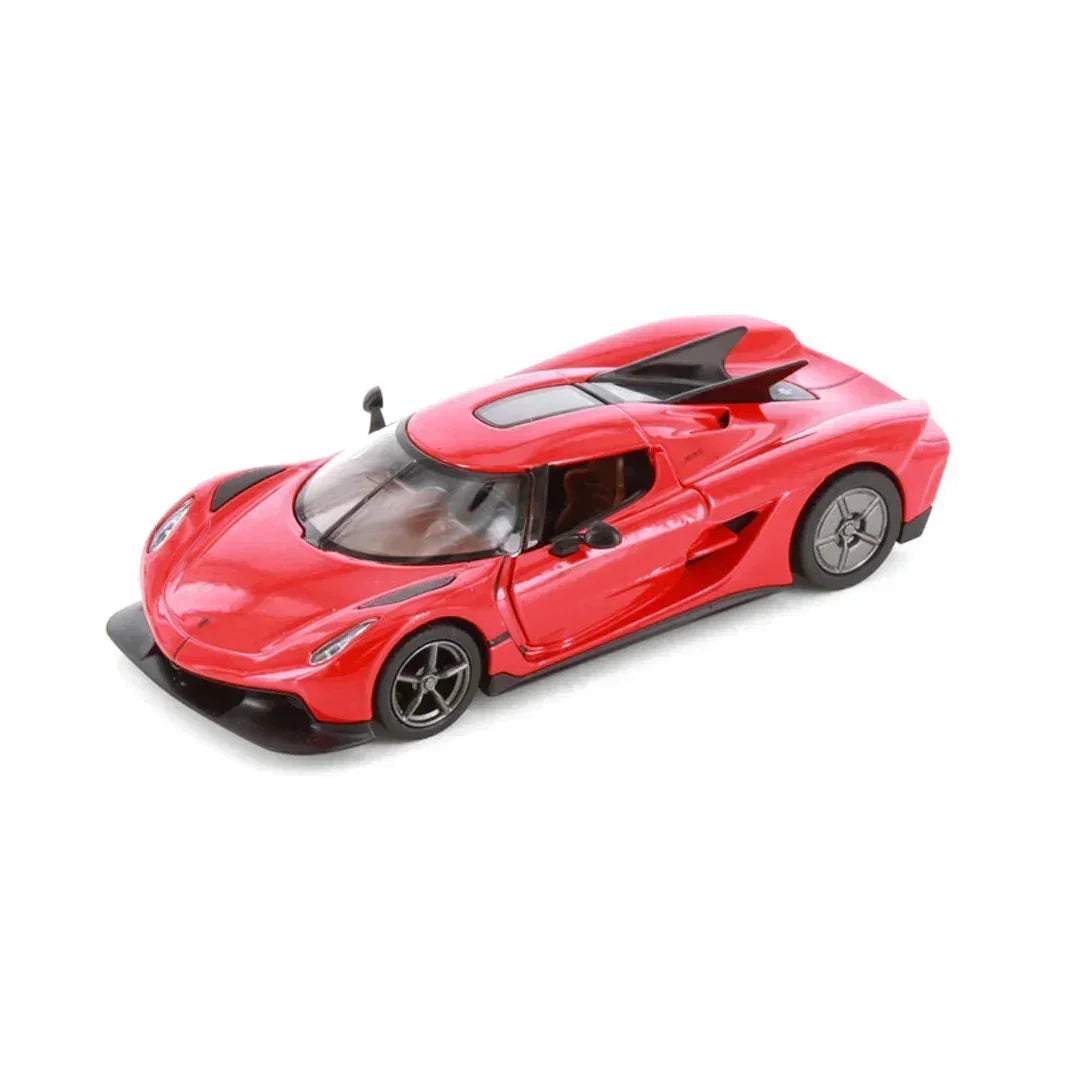 Koenigsegg Jesko Absolut, 1:36 Scale (Red) collectible diecast model at Poketwheels