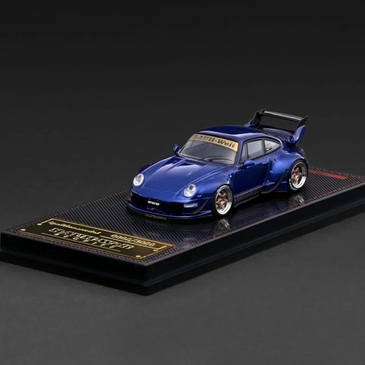 *TMCS 2026* RWB 993 Blue Metallic, 1:64 Scale collectible diecast model at Poketwheels