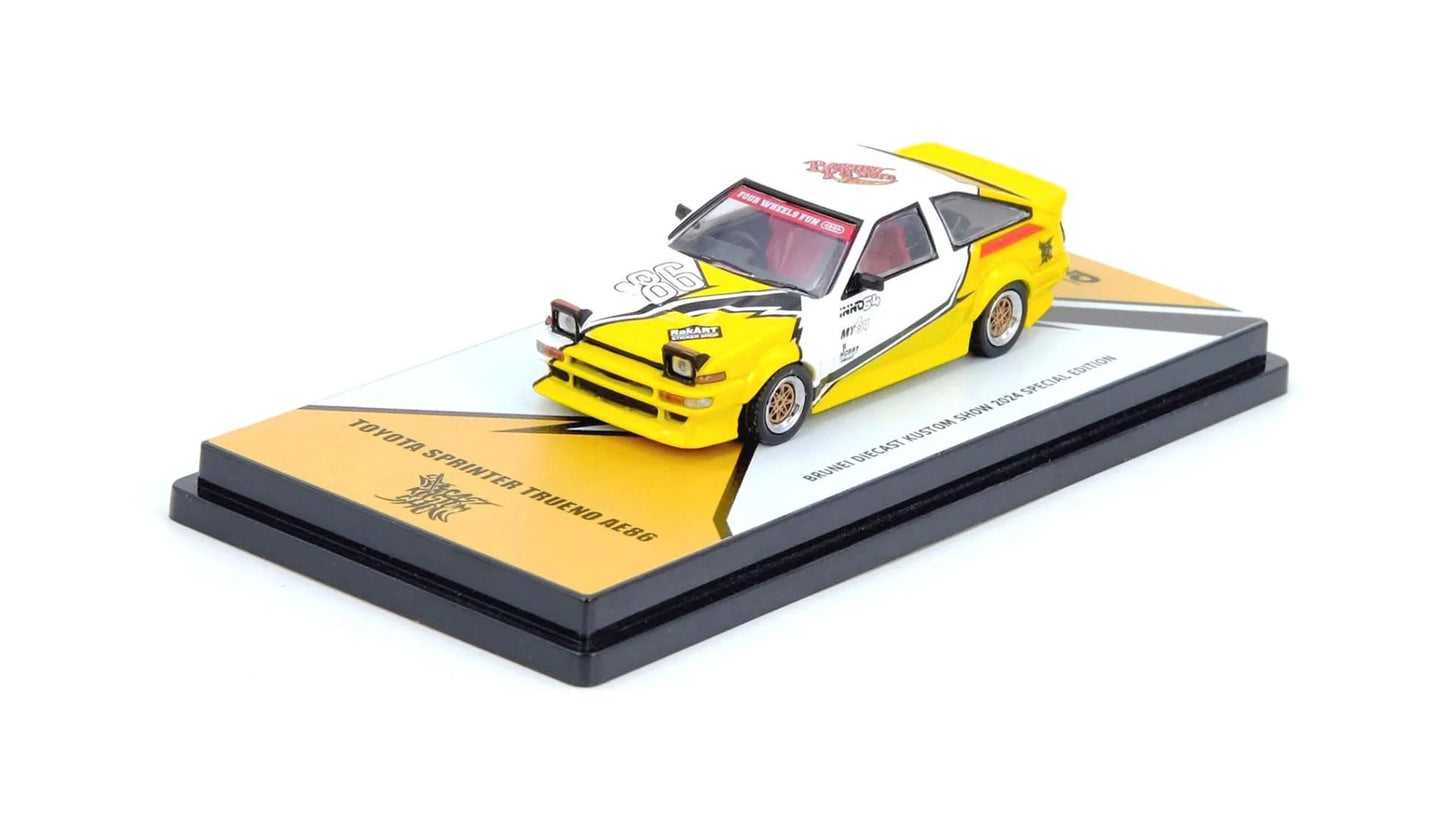INNO64 Toyota Sprinter Trueno AE86 Brunei Diecast Kustom Show 2024 1:64 Scale Diecast Model