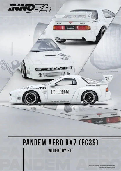 INNO64 Mazda RX7 FC3S Pandem Aero Widebody Kit 1:64 Scale Diecast Model (Pre-Order)