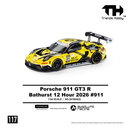 Premium scale diecast model car  – *PRE-ORDER* Porsche 911 GT3 R B12H 911 2026, 1:64 Scale Collectible