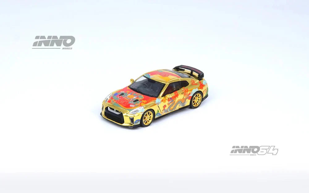 INNO64 Nissan GT-R R35 Year of The Dragon Chinese New Year 2024 Special Edition 1:64 Scale Diecast Model (Pre-Order)