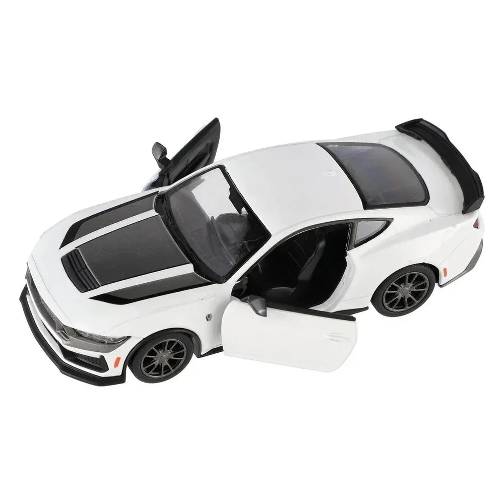 Kinsmart Ford Mustang Dark Horse 2024 1:36 Scale Diecast Model (White)