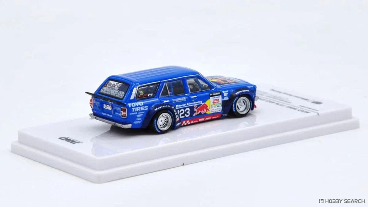 INNO64 Mad Mike 1976 Mazda RX-3 Station Wagon TAS 2024 1:64 Scale Diecast Model