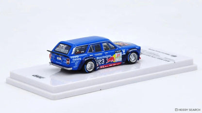 INNO64 Mad Mike 1976 Mazda RX-3 Station Wagon TAS 2024 1:64 Scale Diecast Model
