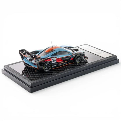 LCD McLaren Senna GTR Foshan APA XPO Special Package 2025 Gulf Livery 1:64 Scale Diecast Model