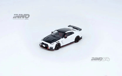 INNO64 Nissan GT-R R35 Nismo White 1:64 Scale Diecast Model