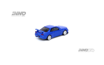 INNO64 Nissan Skyline GT-R R34 V-Spec II N1 Blue 1:64 Scale Diecast Model (Pre-Order)