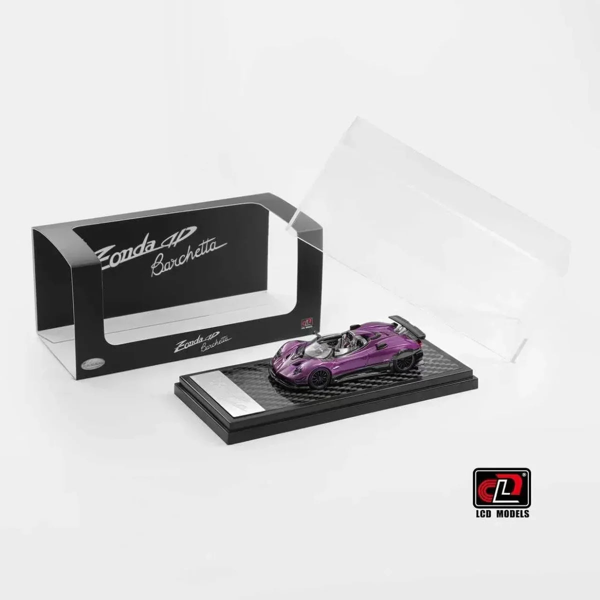 LCD Pagani Zonda HP Shanghai Toy Fair Special Package 2025 Carbon Purple 1:64 Scale Diecast Model