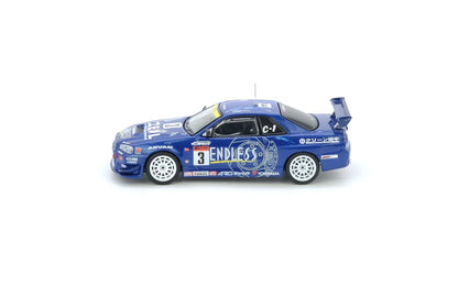 INNO64 Nissan Skyline GT-R R34 #3 Endless Advan Super Taikyu Winner 2002 1:64 Scale Diecast Model