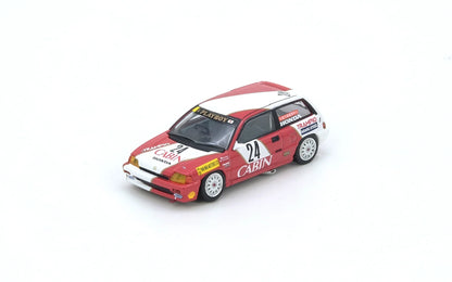 INNO64 Honda Civic Si E-AT #24 Macau Guia Race 1988 1:64 Scale Diecast Model