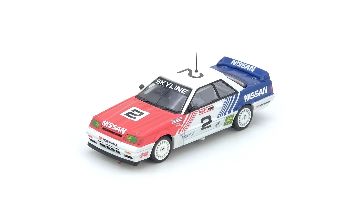 INNO64 Nissan Skyline GTR-S HR31 #2 Nissan Motor Sport Sandown 500 Winner 1989 1:64 Scale Diecast Model