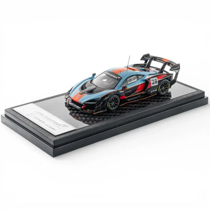 LCD McLaren Senna GTR Foshan APA XPO Special Package 2025 Gulf Livery 1:64 Scale Diecast Model