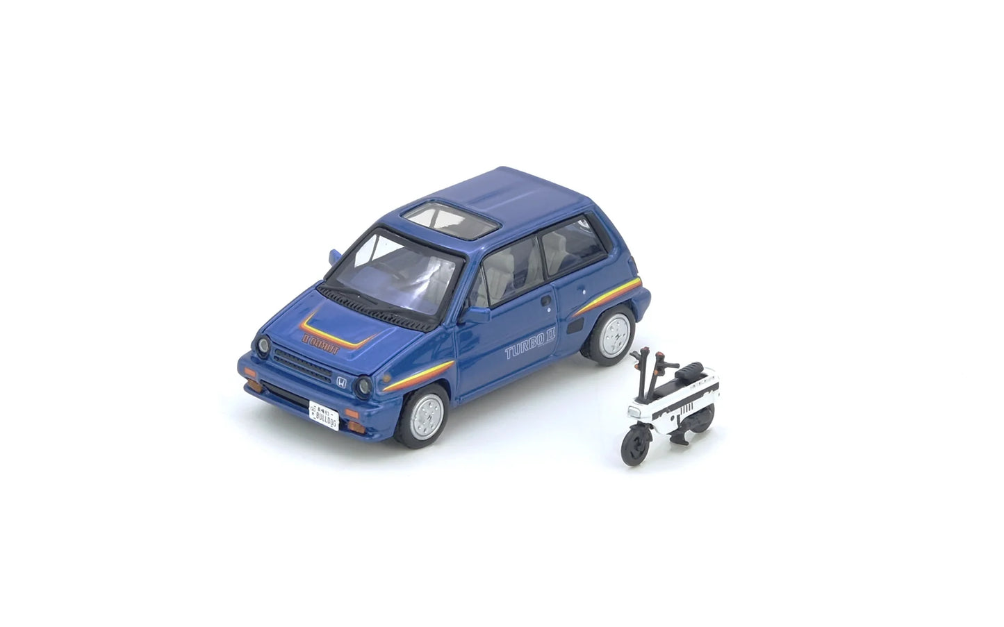 INNO64 Honda City Turbo II Blue 1:64 Scale Diecast Model