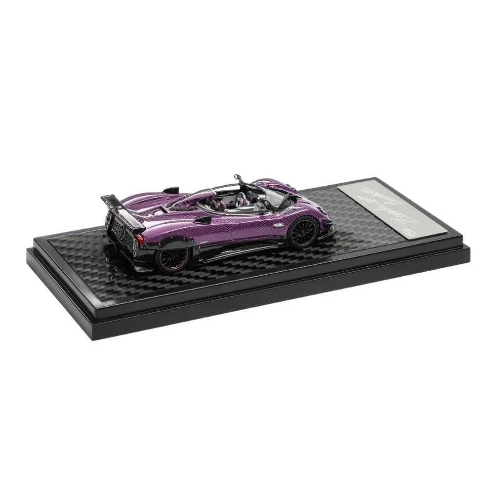 LCD Pagani Zonda HP Shanghai Toy Fair Special Package 2025 Carbon Purple 1:64 Scale Diecast Model