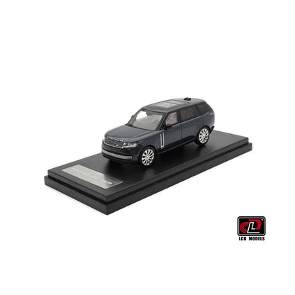 LCD Land Rover Range Rover Blue 1:64 Scale Diecast Model