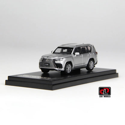 LCD Lexus LX600 Silver 1:64 Scale Diecast Model