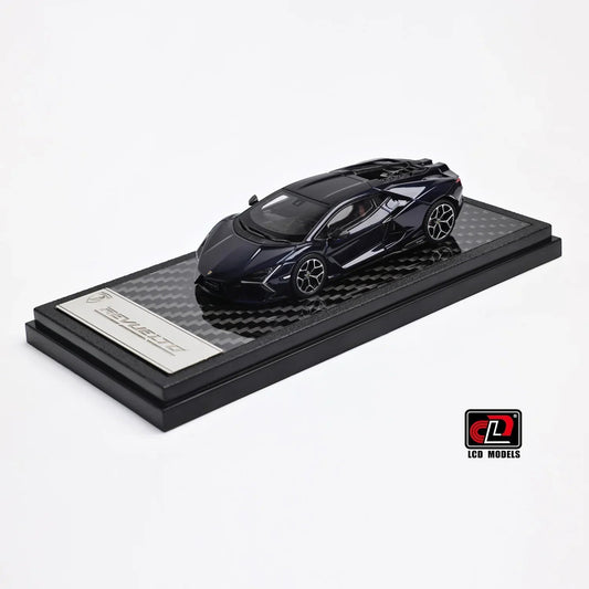 Lamborghini Revuelto, 1:64 Scale (Blue) collectible diecast model at Poketwheels