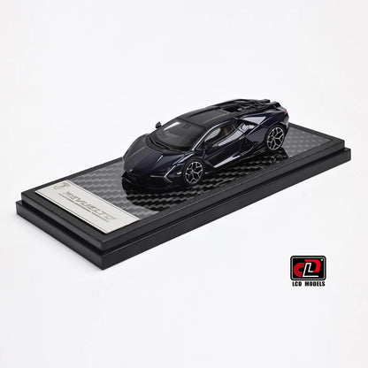 LCD Lamborghini Revuelto Blue 1:64 Scale Diecast Model