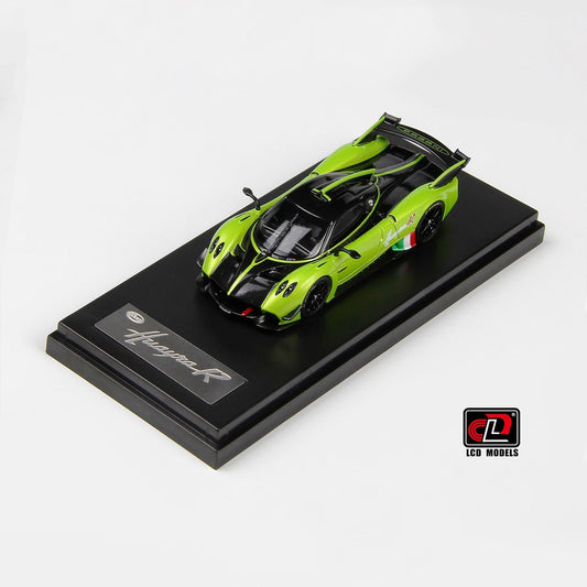 Pagani Huayra R, 1:64 Scale (Green) collectible diecast model at Poketwheels