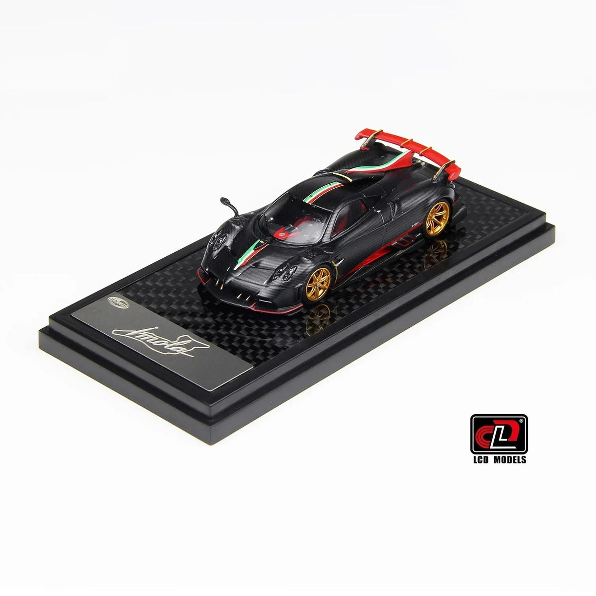 Pagani Imola Coupe, 1:64 Scale (Matte Black) collectible diecast model at Poketwheels