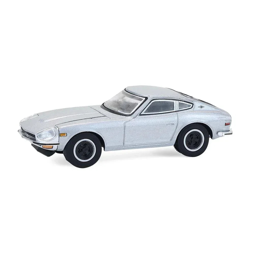 Datsun 240Z Barrett-Jackson 1970, 1:64 Scale (Grey) collectible diecast model at Poketwheels