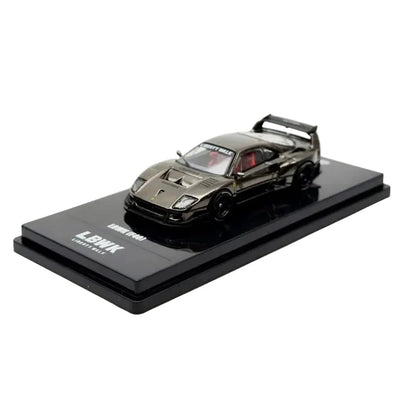 INNO64 LBWK Ferrari F40 Chrome Black 1:64 Scale Diecast Model