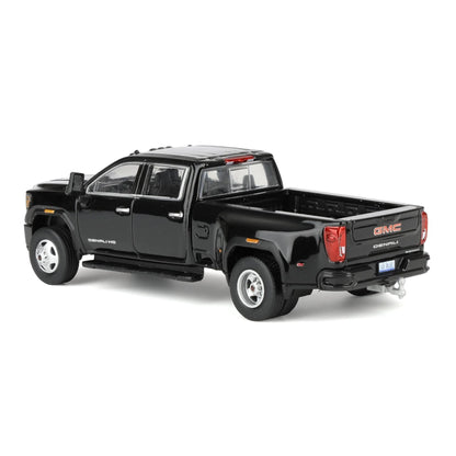 GreenLight GMC Sierra 3500HD Denali 2022 Black 1:64 Scale Diecast Model