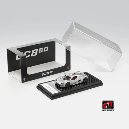 LCD Koenigsegg CC850 1:64 Scale Diecast Model – Silver