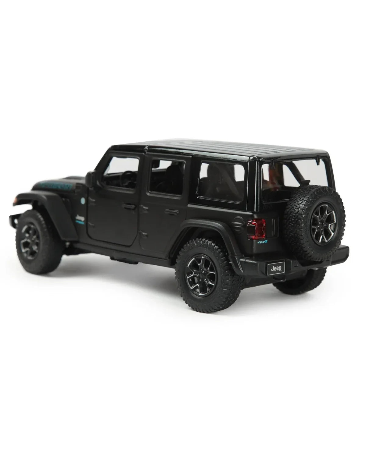 Rastar Jeep Wrangler Rubicon 4xe Black 1:24 Scale Diecast Model