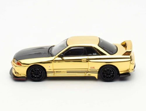 INNO64 Nissan Skyline GT-R R32 Top Secret TMCS 2025 Chrome Gold 1:64 Scale Diecast Model