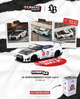 *PRE-ORDER* LB-ER34 Super Silhouette SKYLINE White, 1:64 Scale