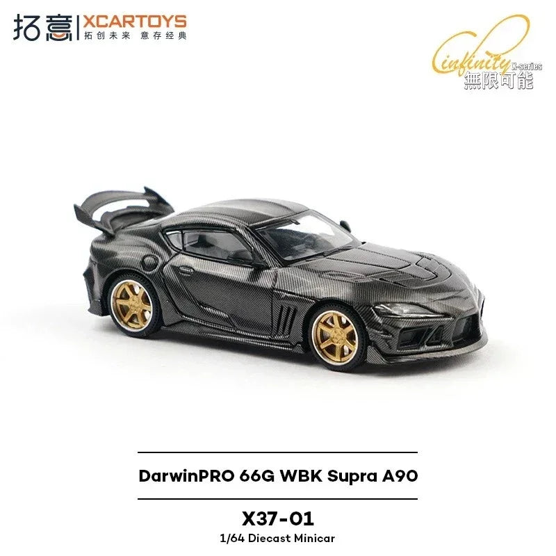 Toyota GR Supra A90 DarwinPRO 66G Widebody (Black), 1:64 Scale collectible diecast model at Poketwheels