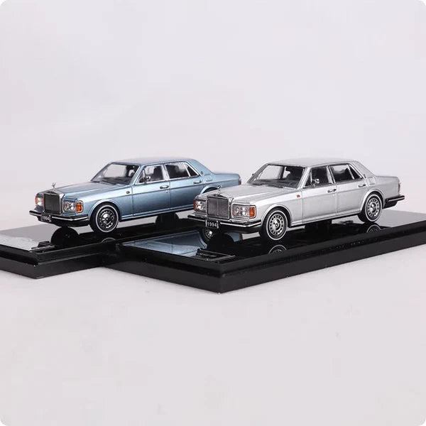 GFCC Rolls Royce Silver Spur III Limited Edition 1994 Ice Blue 1:64 Scale Diecast Model
