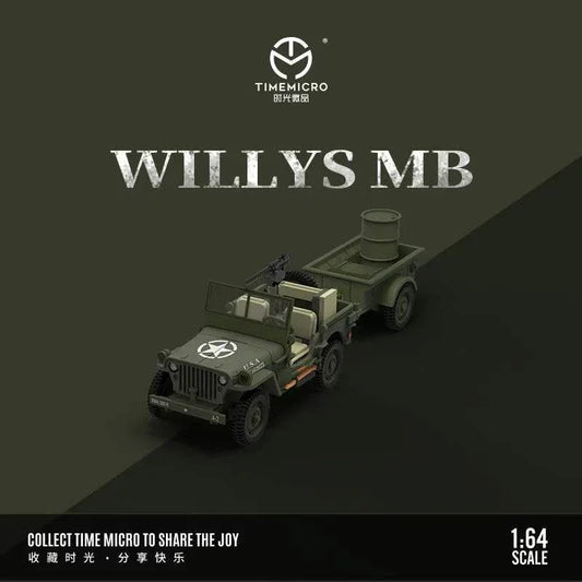 *PRE-ORDER* Willys MB, 1:64 Scale (Military Green) collectible diecast model at Poketwheels