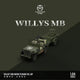 *PRE-ORDER* Willys MB, 1:64 Scale (Military Green) collectible diecast model at Poketwheels